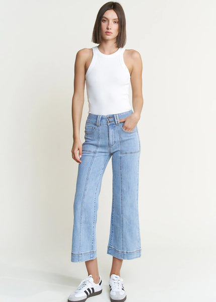 Carrie Flared Crop