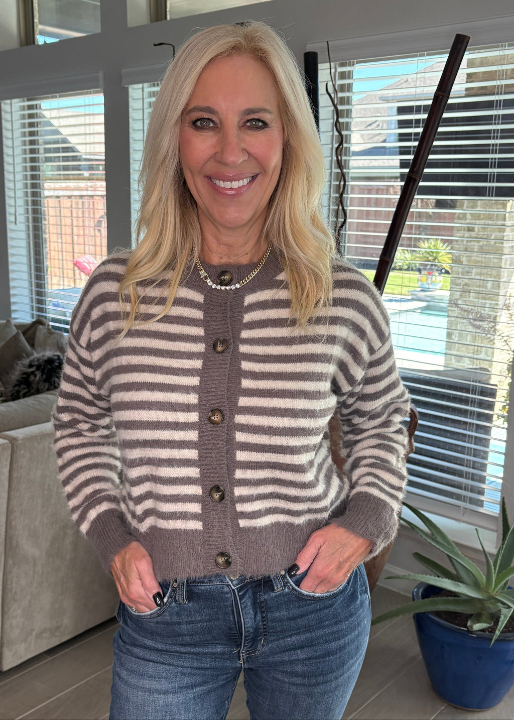 Cocoa Crush Fuzzy Sweater