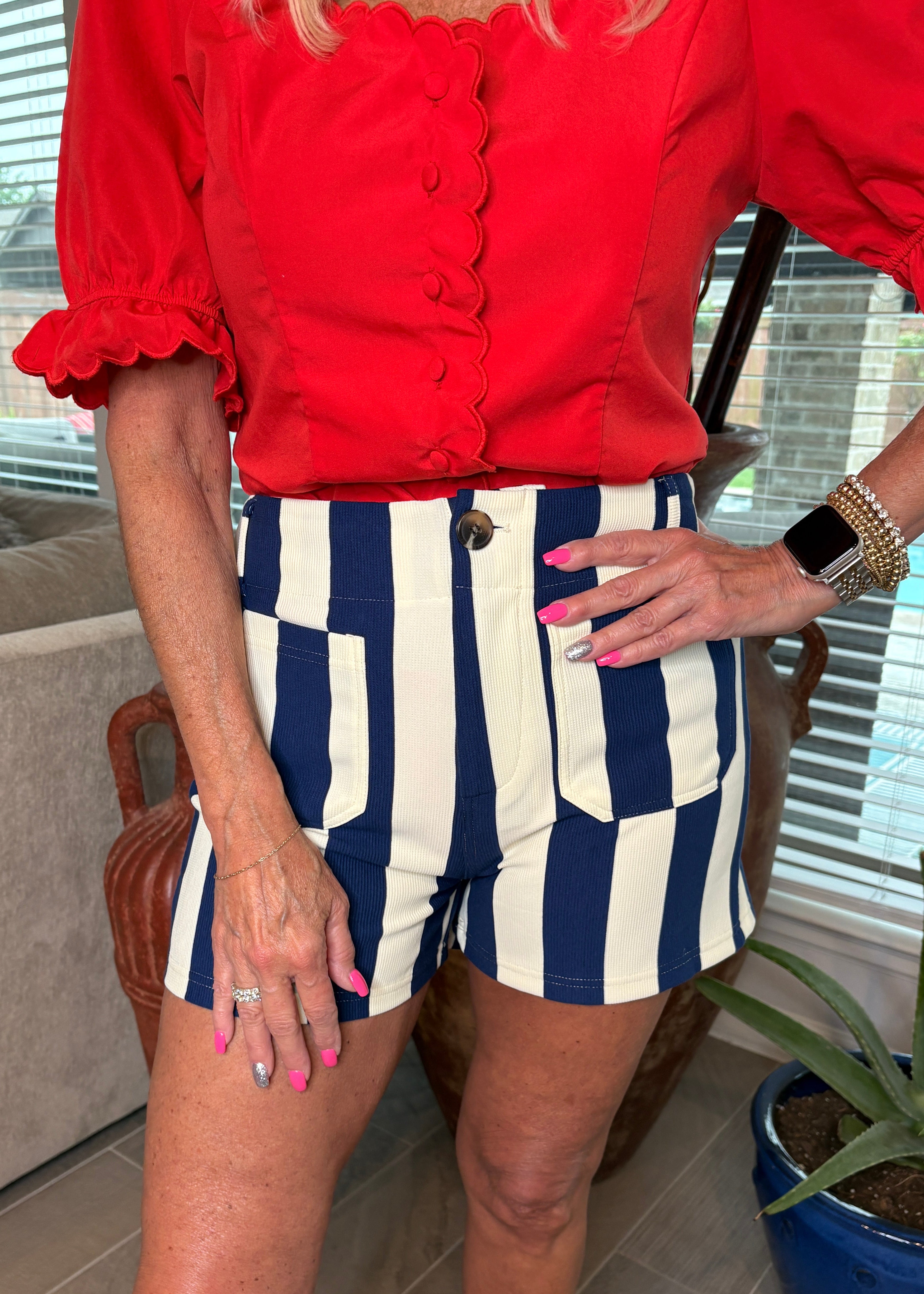 Stripe Colette Shorts