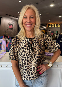 Animal Print with Bow Detail