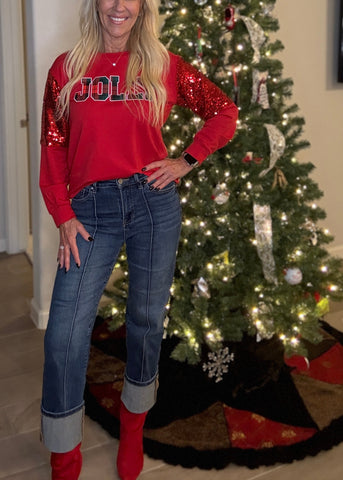 HR Cuffed Ankle Denim