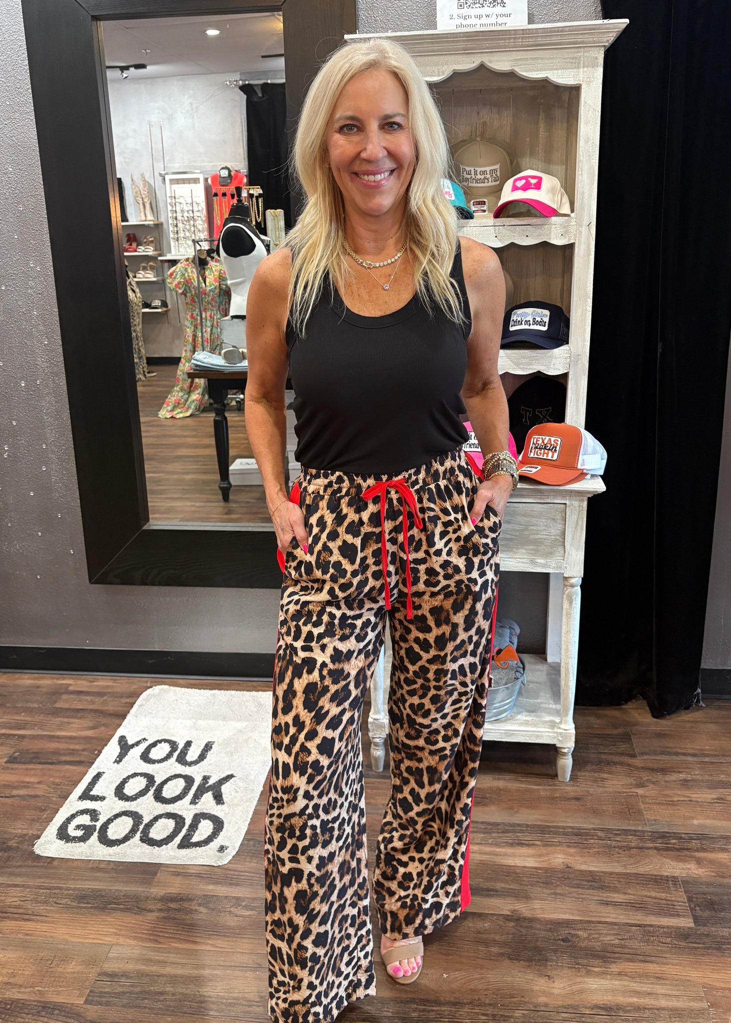 Wild Heart Side Stripe Leopard