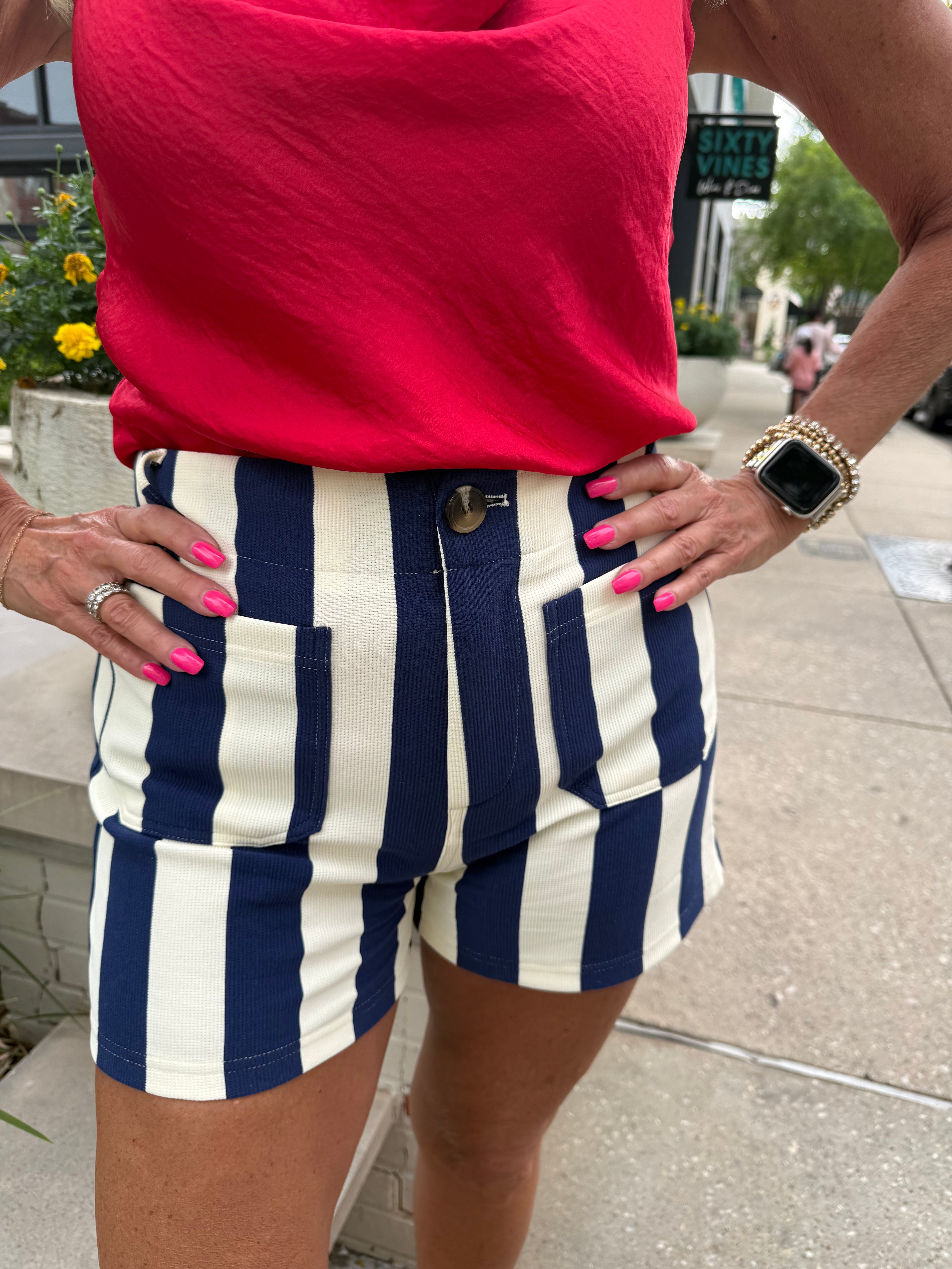 Stripe Colette Shorts