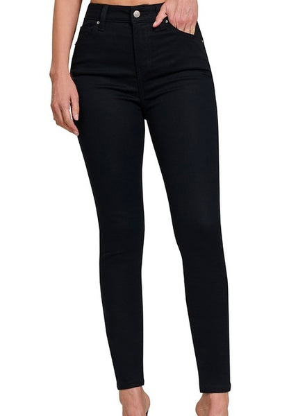 Black High Rise Skinny