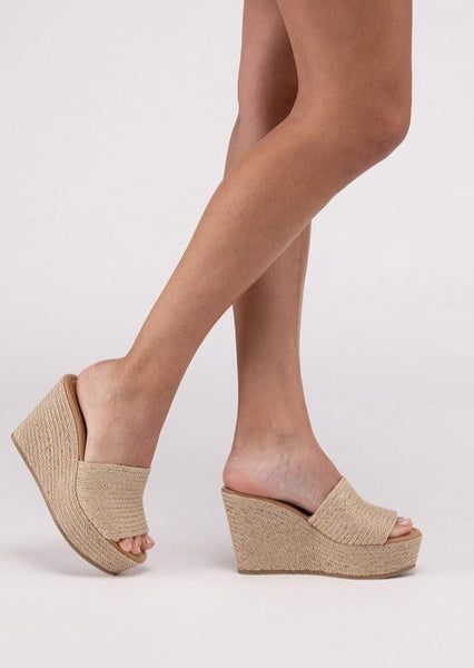 Bounty-S Wedge Platform Heels