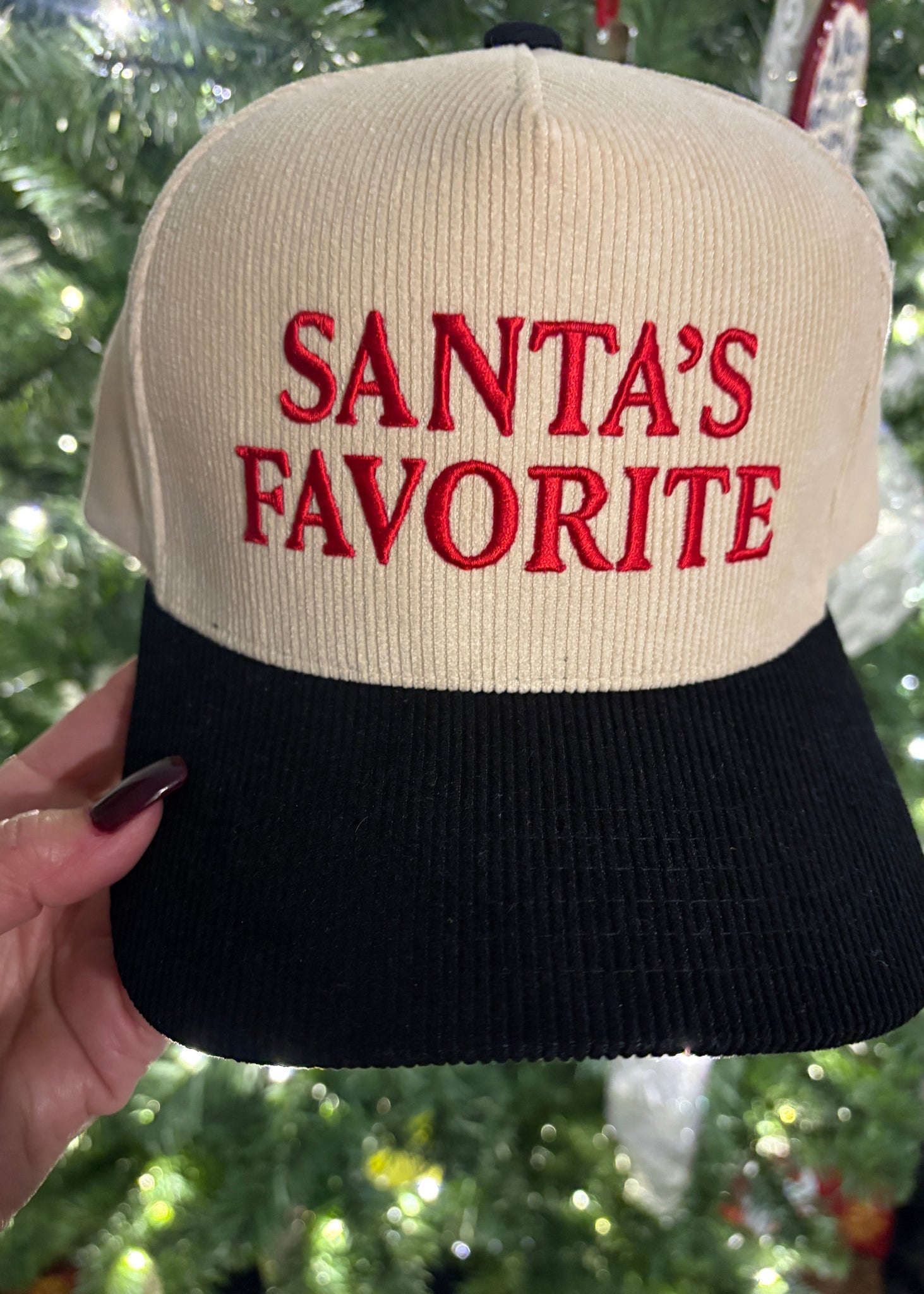 Santa's Favorite Corduroy Trucker