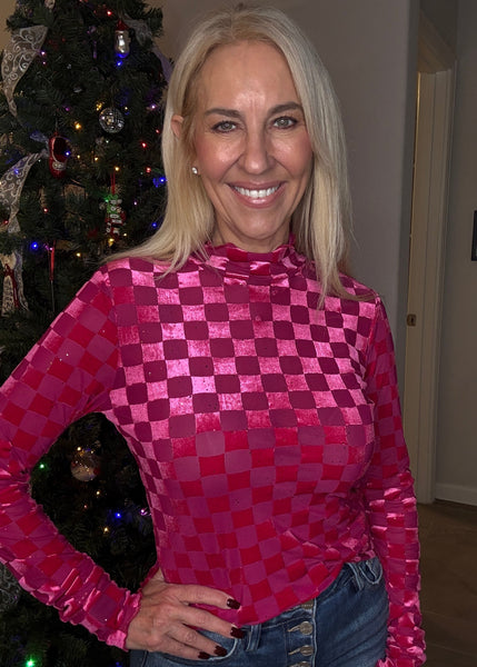 Times Square Velvet Mesh