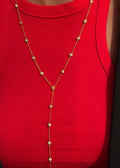 Layered Y Diamond Necklace