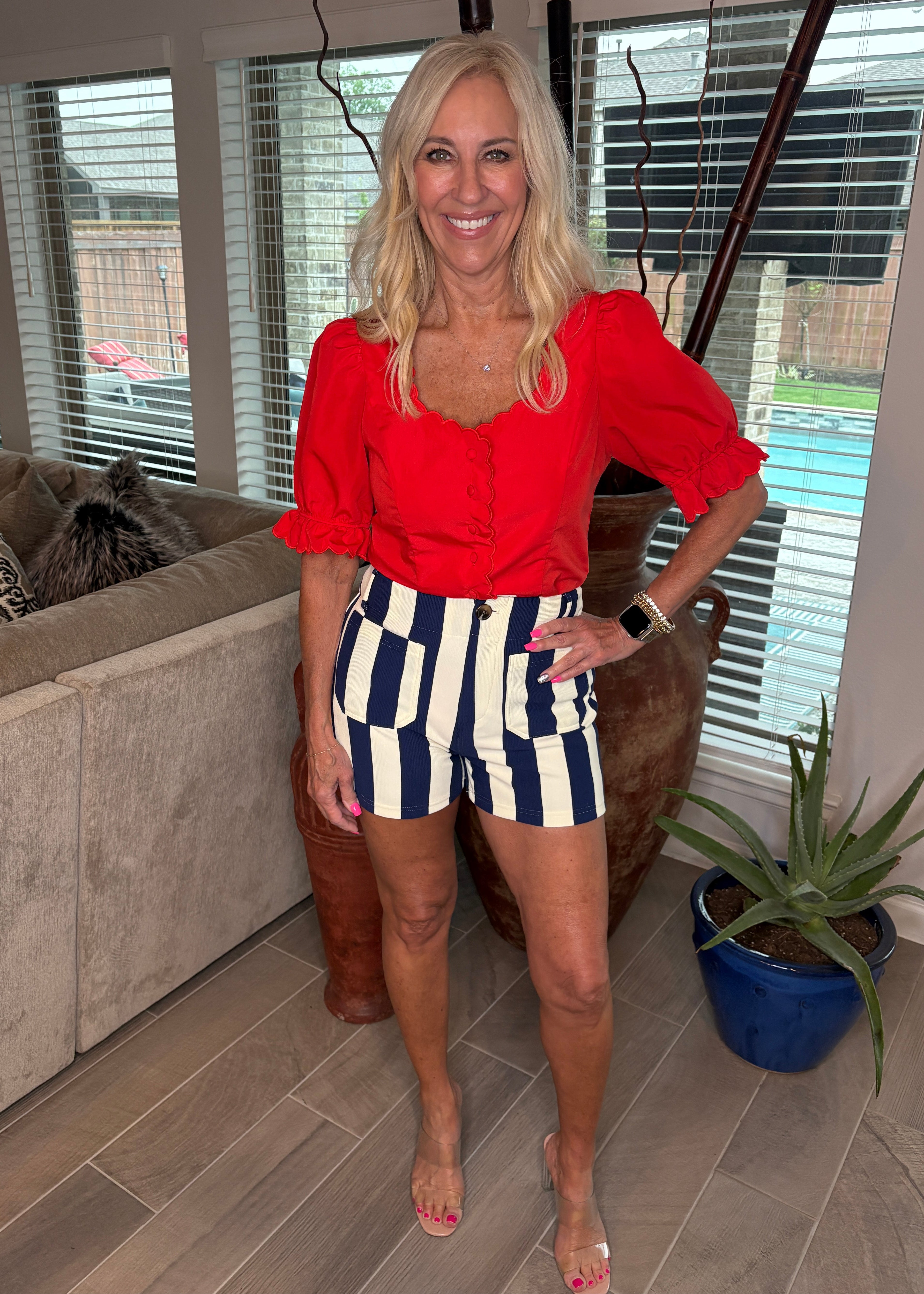 Stripe Colette Shorts