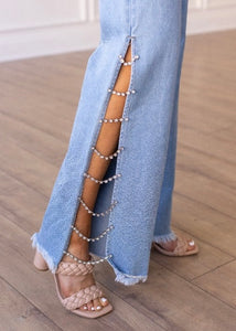 Crystal Chain Denim