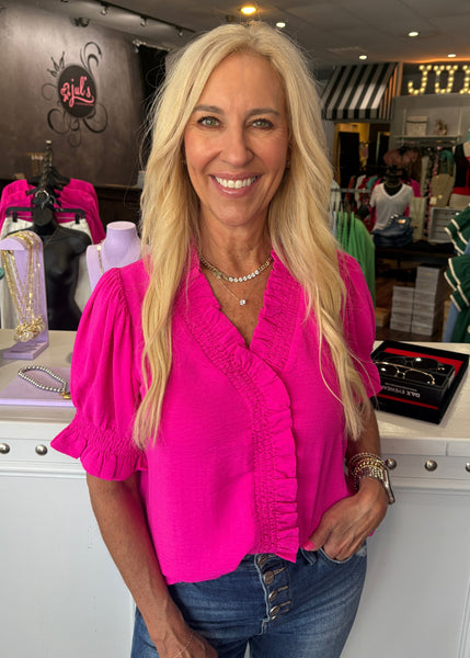 Hot Pink Ruffle