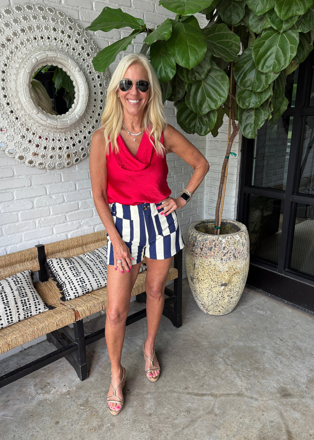 Stripe Colette Shorts