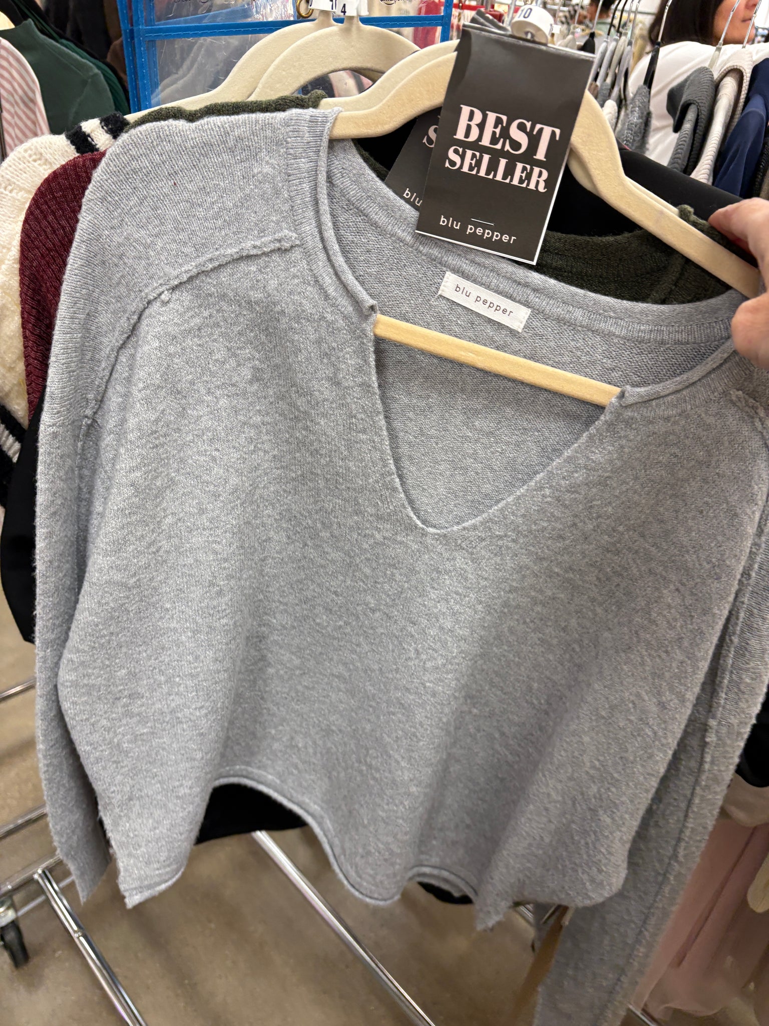 Exposed Seam Sweater