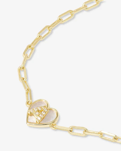 Baby Love Letters Heart Bracelet