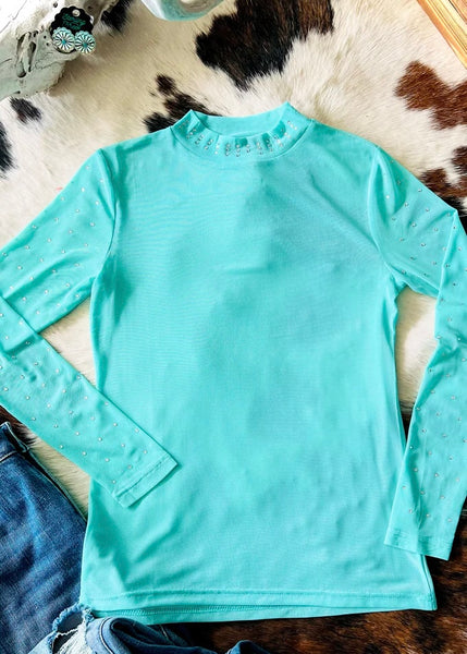 Turquoise Trouble Sheer