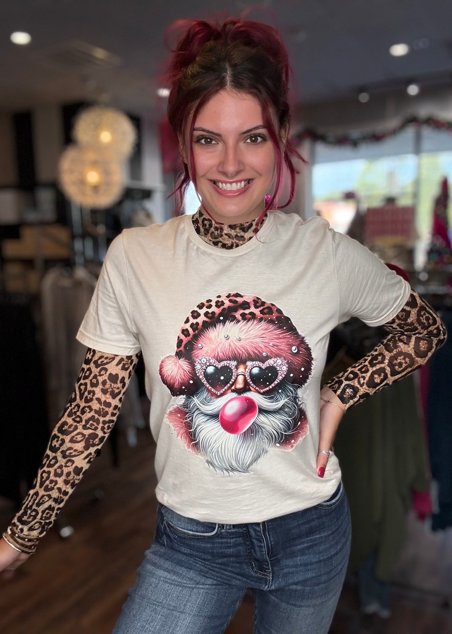 Leopard Santa