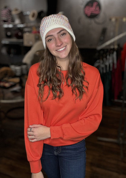 Tangerine Scuba Sweatshirt