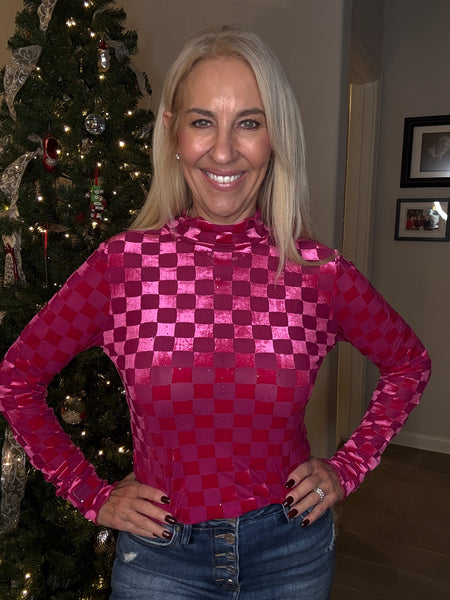 Times Square Velvet Mesh