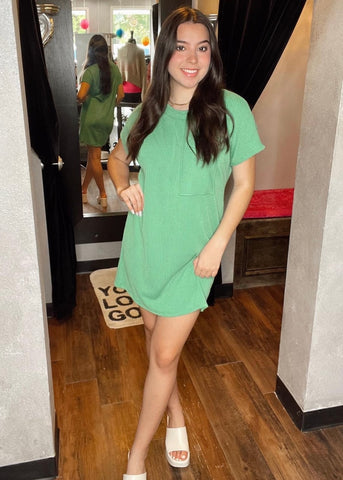 Ribbed Midi Dress