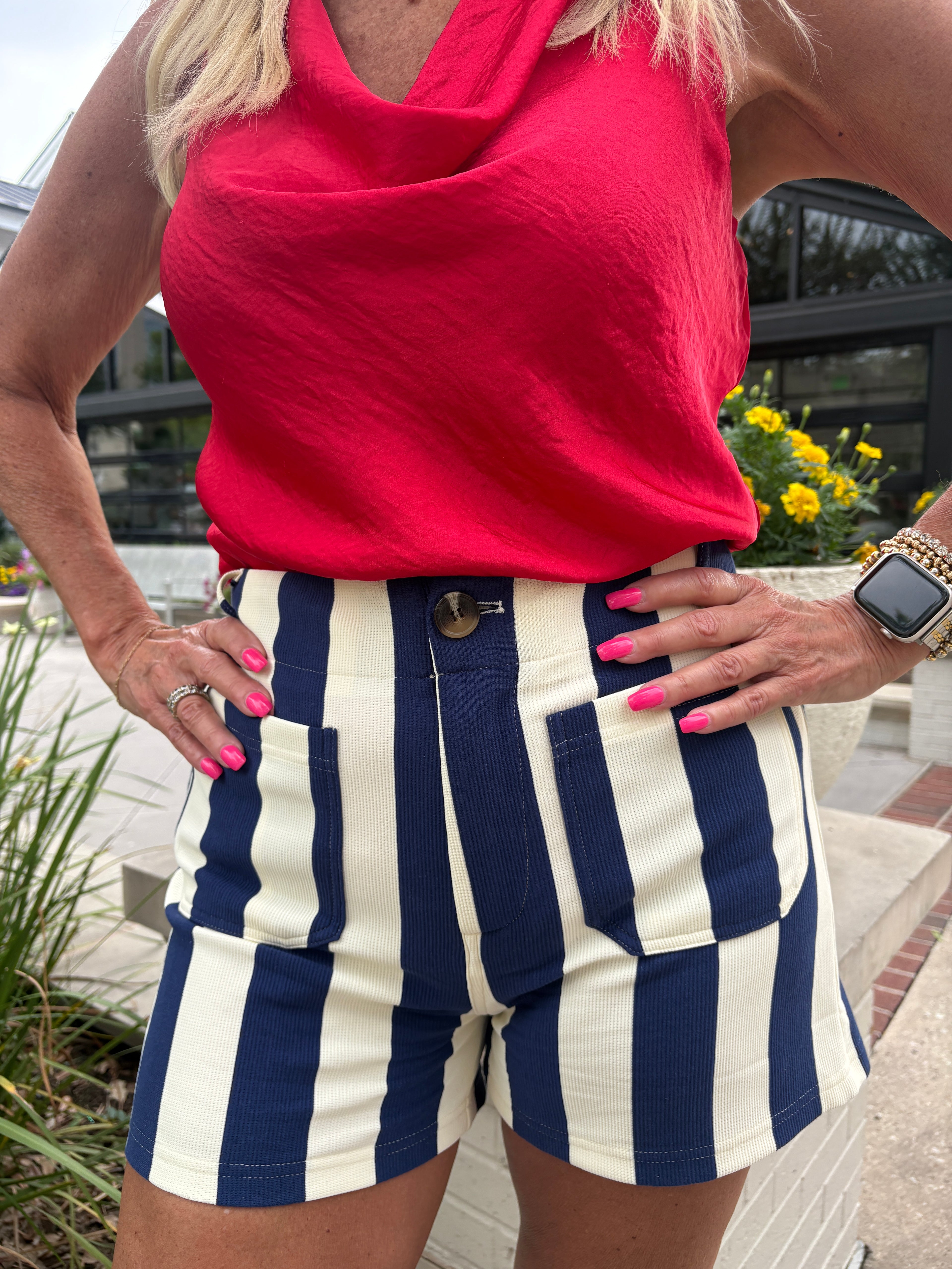 Stripe Colette Shorts