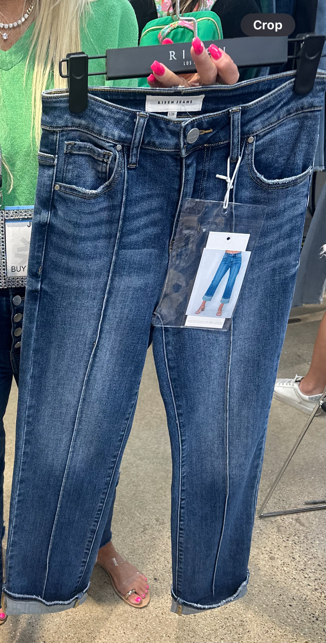 HR Cuffed Ankle Denim