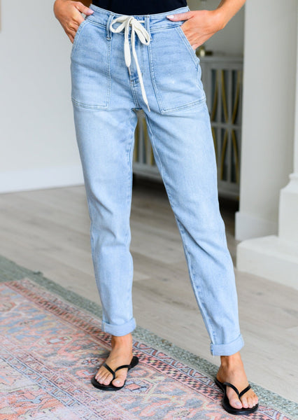 Cooper High Rise Vintage Denim Jogger