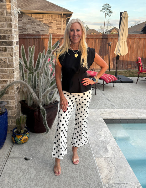 The Monroe Dot Crop Flare