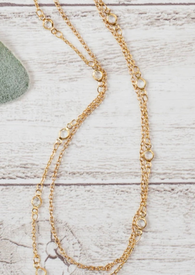 Double Chain Gold Necklace