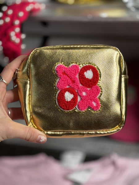 XOXO Gold Pouch