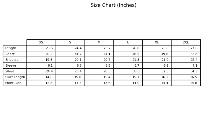 Shimmer society skort set