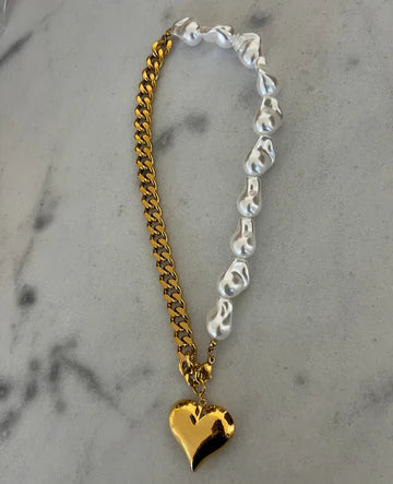 Charlotte Pearl Chain Necklace