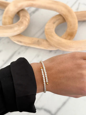 Double Tennis Bracelet