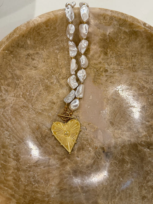 Blaze Pearl Heart