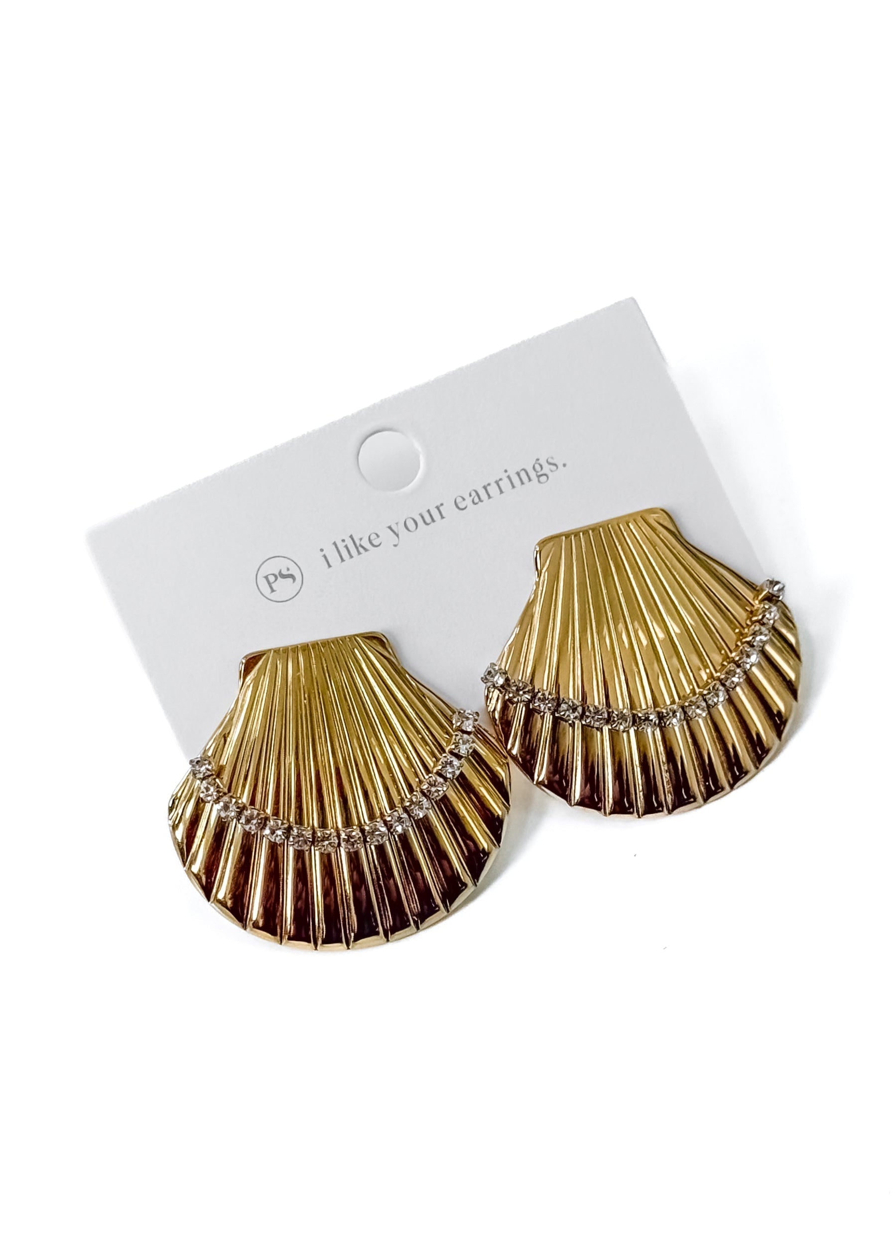 Sandy Shell Earrings - WATERPROOF
