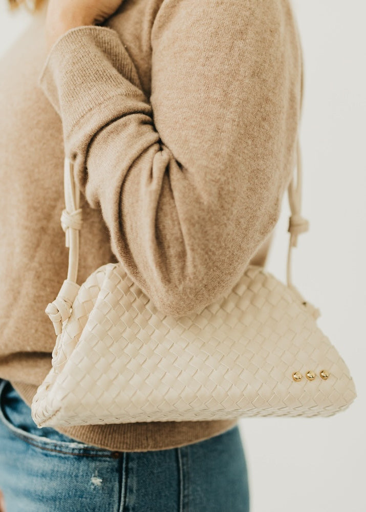 Lacy Woven Frame Crossbody Bag